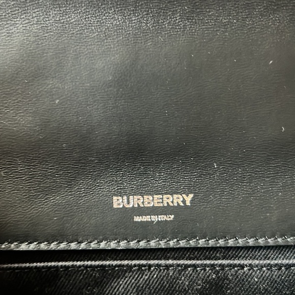 Burberry Small Lola Quilted Check Leather Shoulder Bag Black - Picture 11 of 12